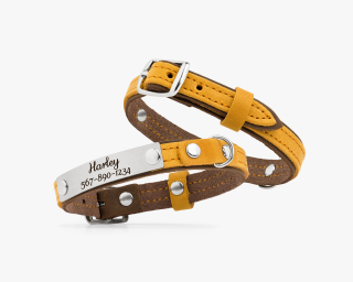 Cat Collar, Espresso + Caramel