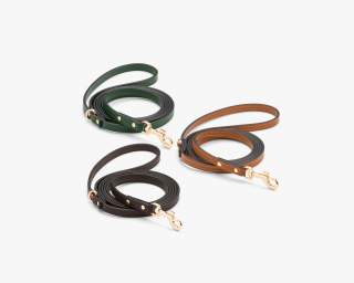 Leather Small Breed Dog Leash