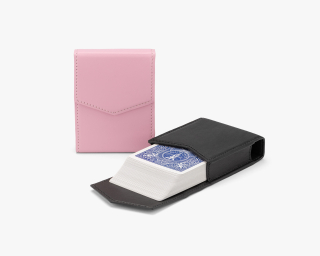 Leather Card Case & Deck Set