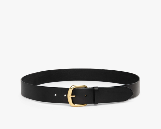 Mens Jeans Belt, Size M In Midnight Color