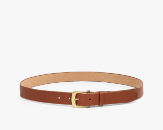 Mens Trousers Belt, Size M In Whiskey Color