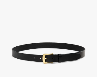 Mens Trousers Belt, Size M In Midnight Color