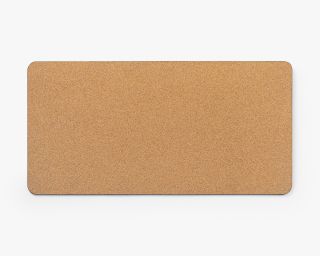 Leather Desk Pad, Size S In Ginger Color