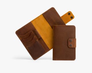 Leather Field Notes Cover In Canyon Color