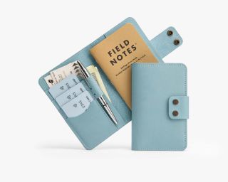 Leather Field Notes Cover In Iceberg Color