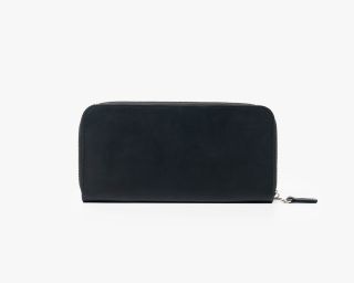 Large Zip Wallet In Black Color