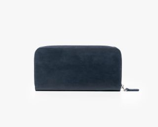 Large Zip Wallet In Blueberry Color