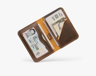 Men’s Front Pocket Wallet In Canyon Color