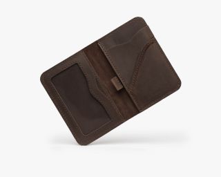 Men’s Front Pocket Wallet In Espresso Color