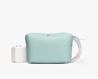 Power Adapter And Cord Organizer, Size M In Sky Blue Color