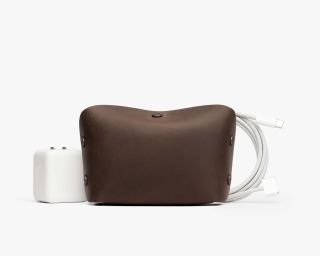 Power Adapter And Cord Organizer, Size M In Espresso Color