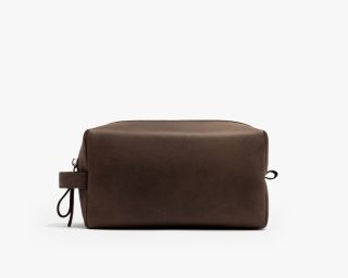 Dopp Kit With Handle In Espresso Color