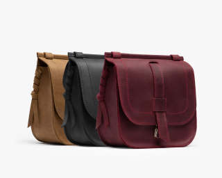 Leather Saddle Bag