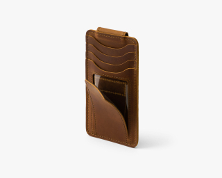 AirTag Compatible Credit Card Wallet In Canyon Color