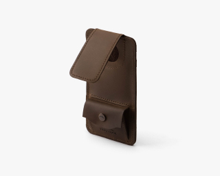 AirTag Compatible Credit Card Wallet In Espresso Color