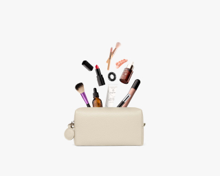 Leather Makeup Bag