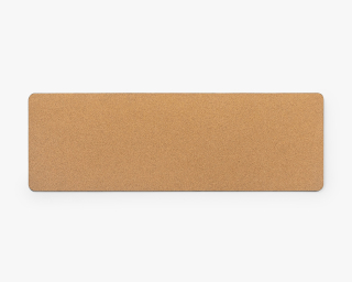 Leather Desk Pad, Size M In Ginger Color
