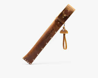 Leather Drumstick Bag In Canyon Color
