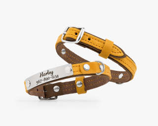 Cat Collar, Espresso + Caramel