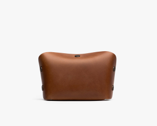 Power Adapter And Cord Organizer, Size M In Cognac Color