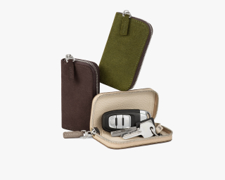 Suede Key Case