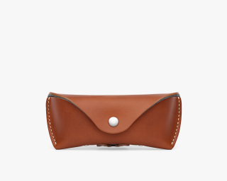 Leather Belt Glasses Case, Size M