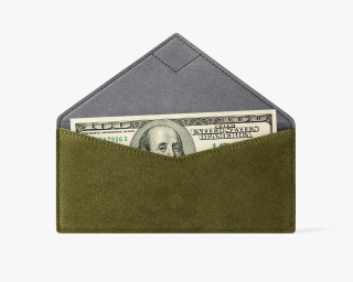 Suede Money Gift Envelope