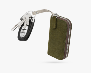 Suede Key Case