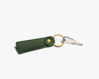 Personalized Leather Keychain with Name