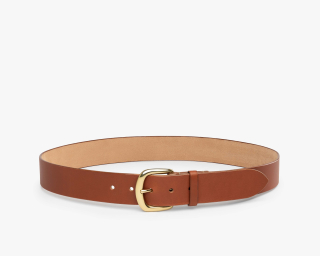 Mens Jeans Belt, Size M In Whiskey Color