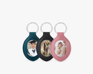 Custom Photo Leather Keyring