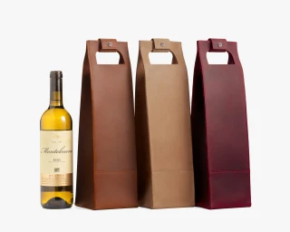 Leather Wine Bottle Holder