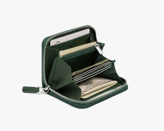 Leather Zip Wallet