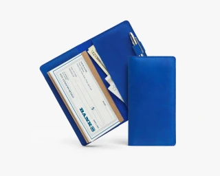 Leather Checkbook Cover