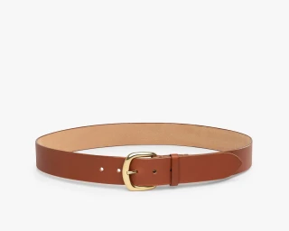 Mens Jeans Belt, Size M In Whiskey Color