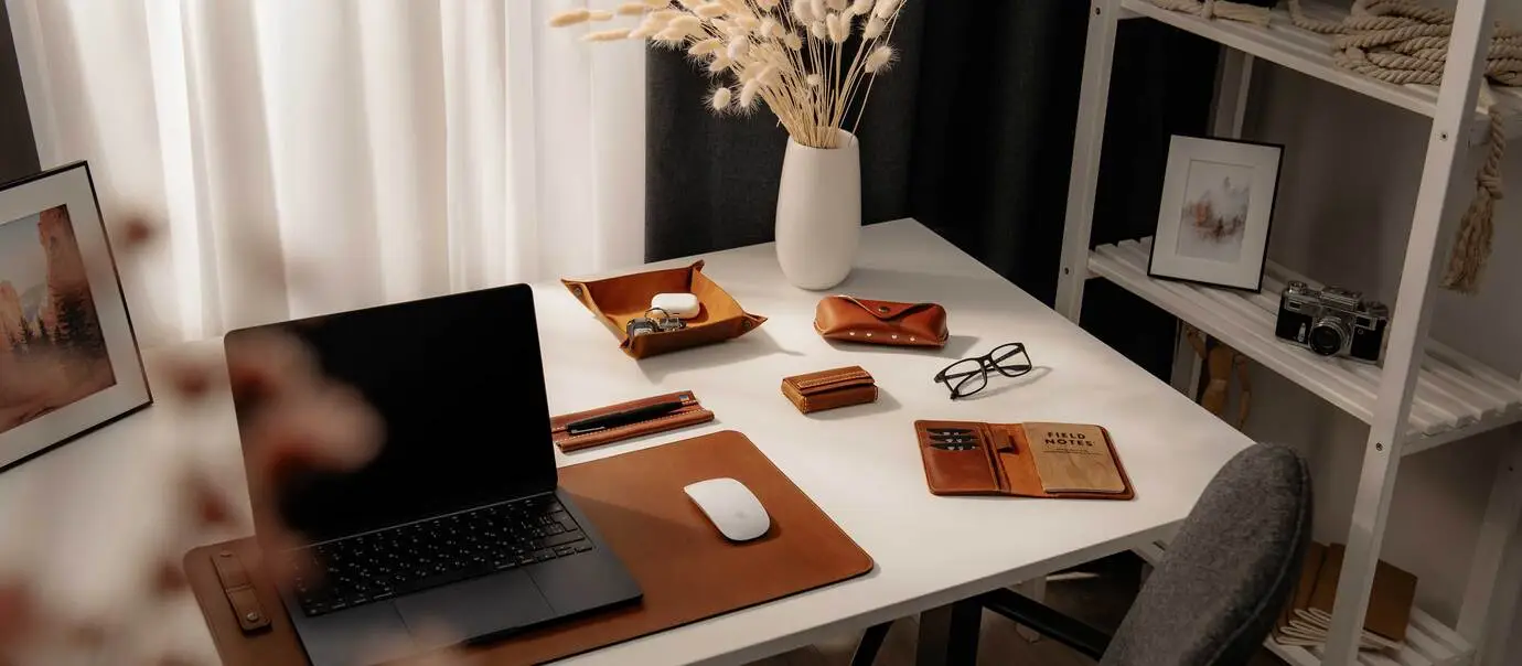 home and office leather accessories