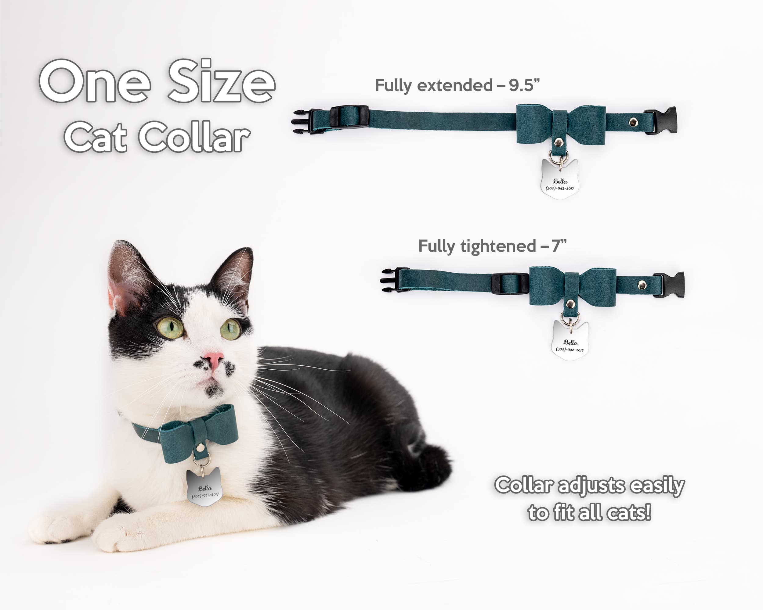 sizes of cat collars