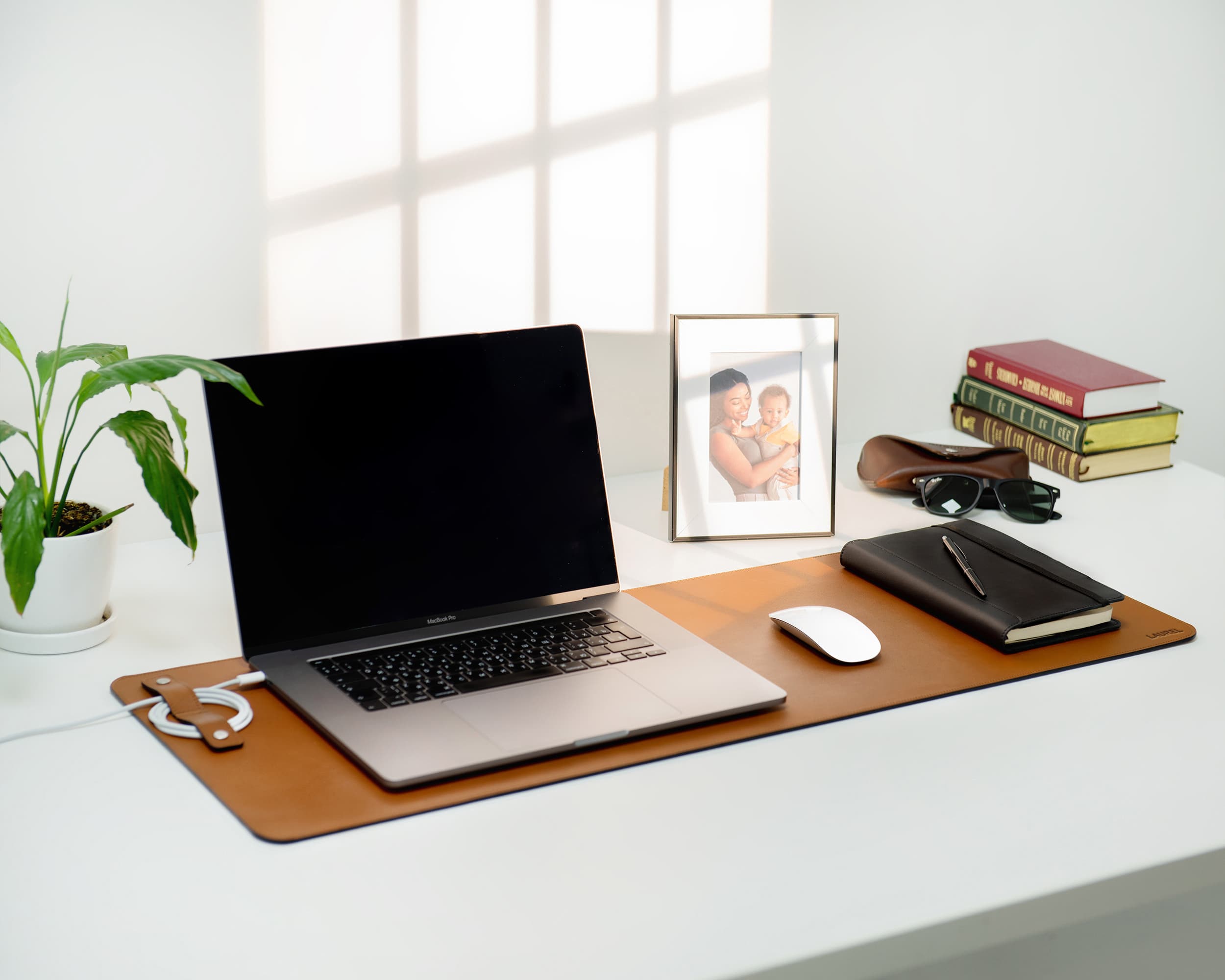 leather desk pad