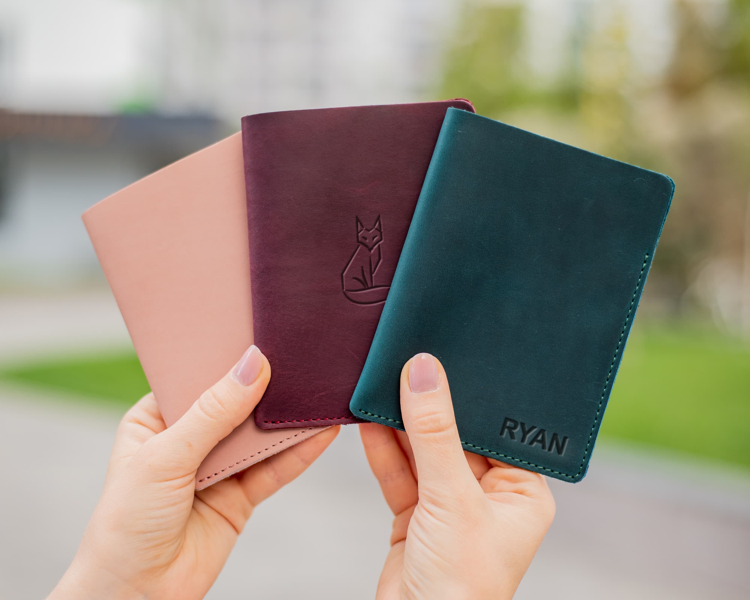 Personalized Passport Cover - Premium Leather