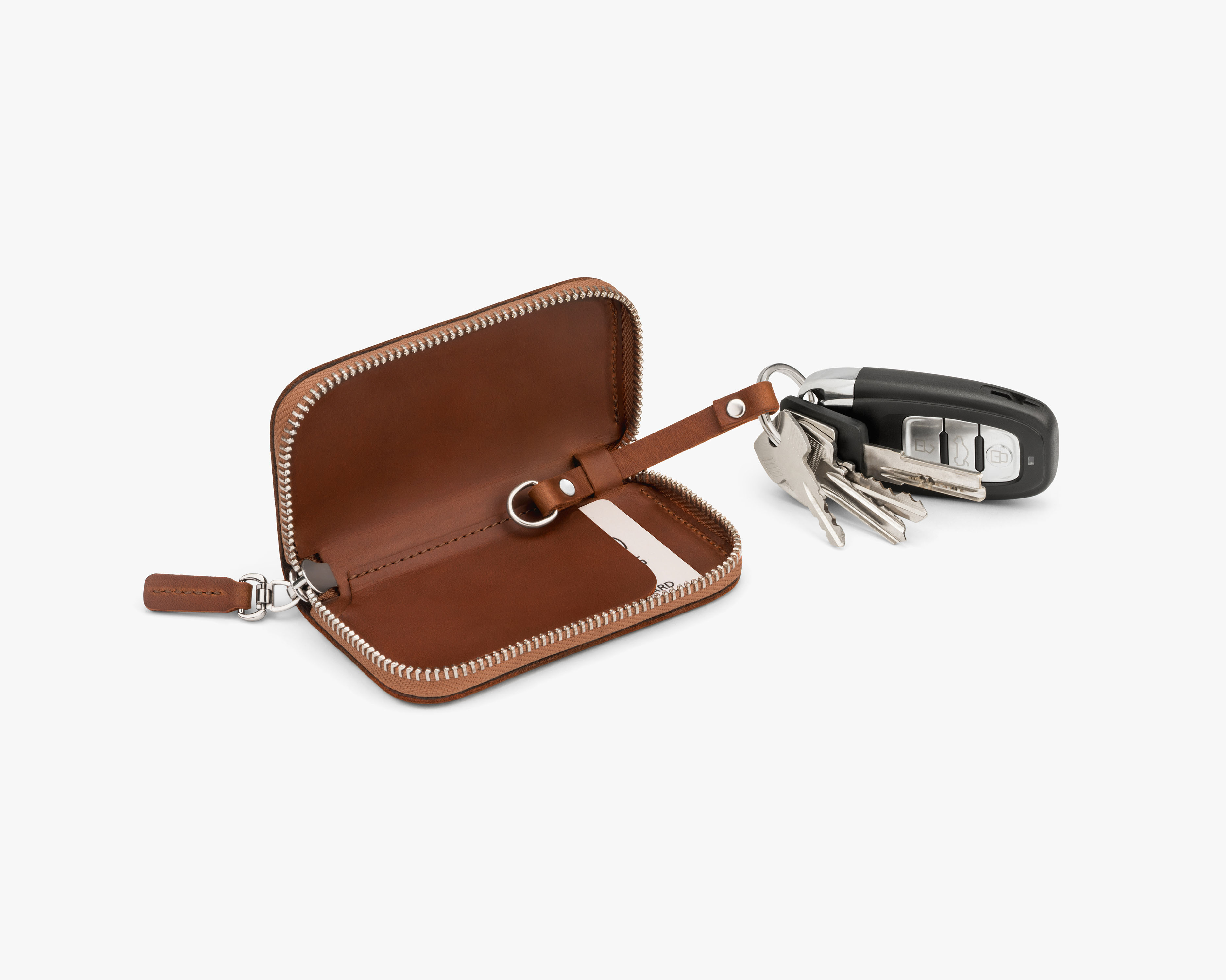 leather keychain