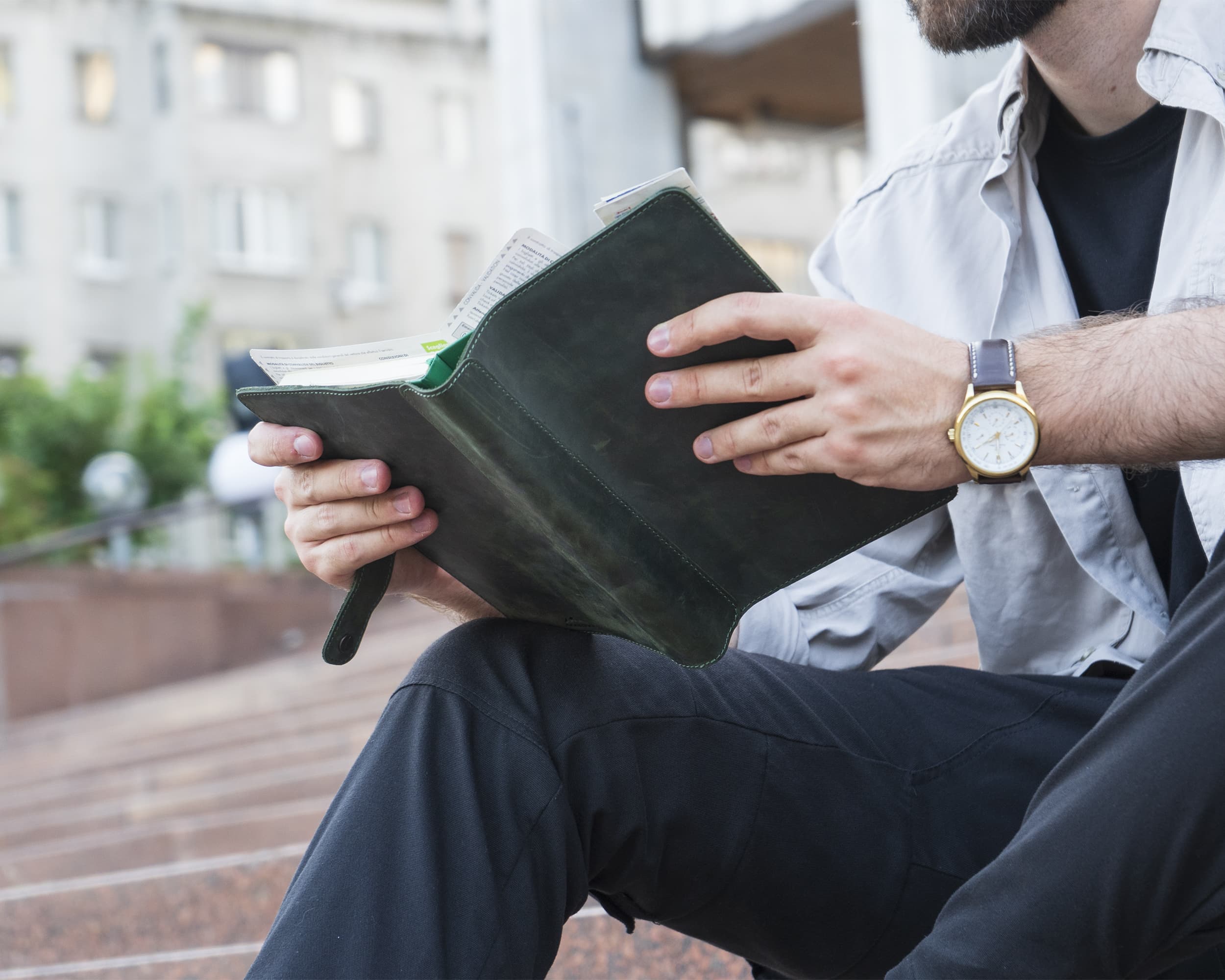 leather notebook cover