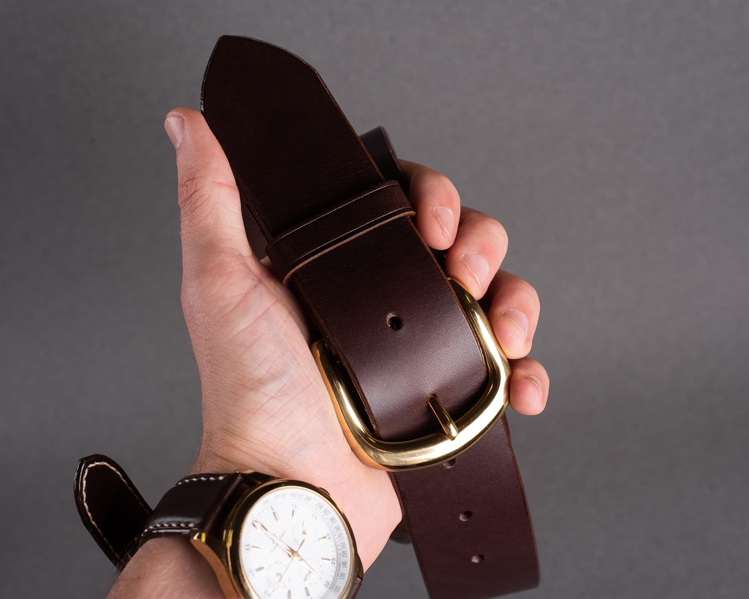 genuine leather mens belt