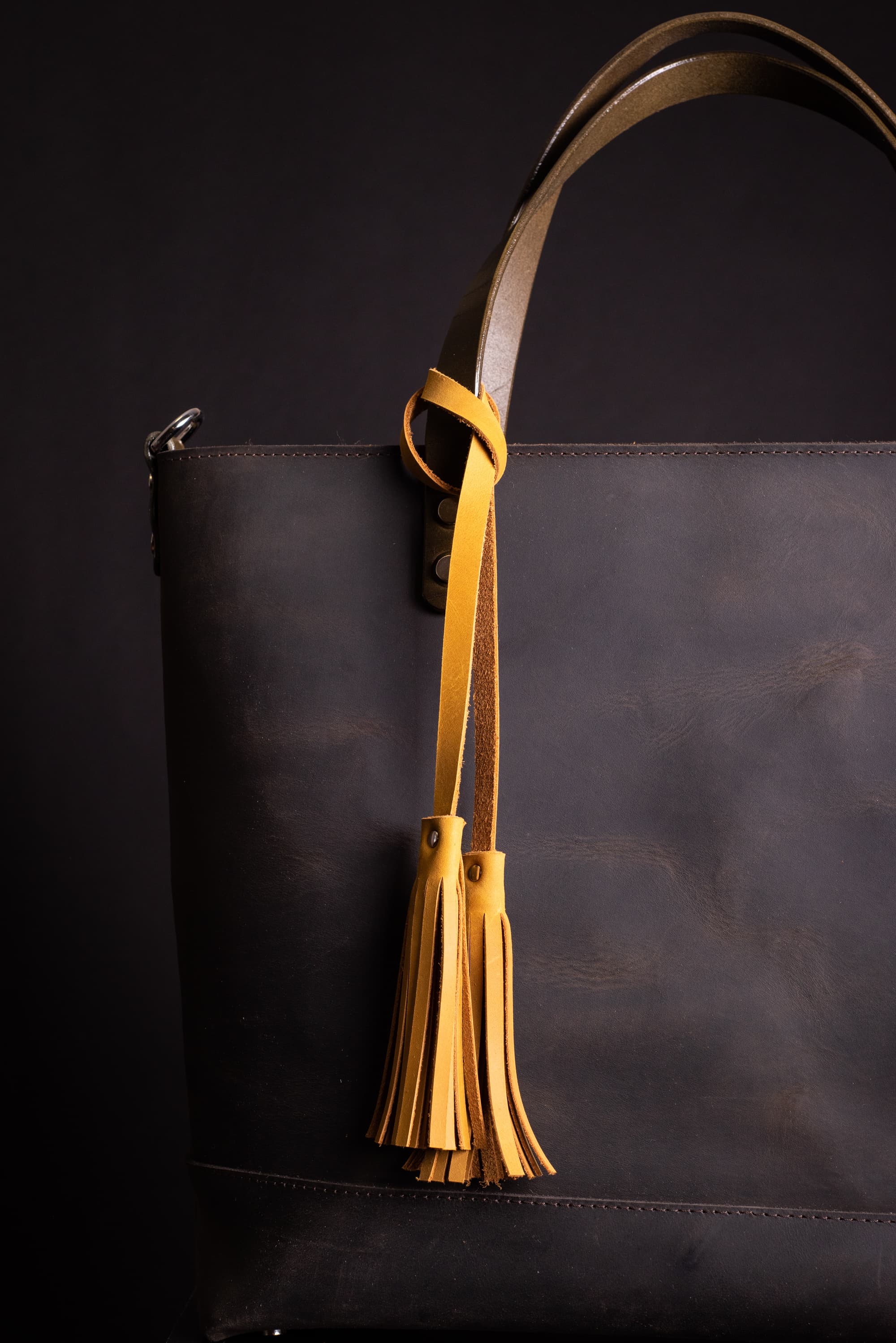 leather bag tassel