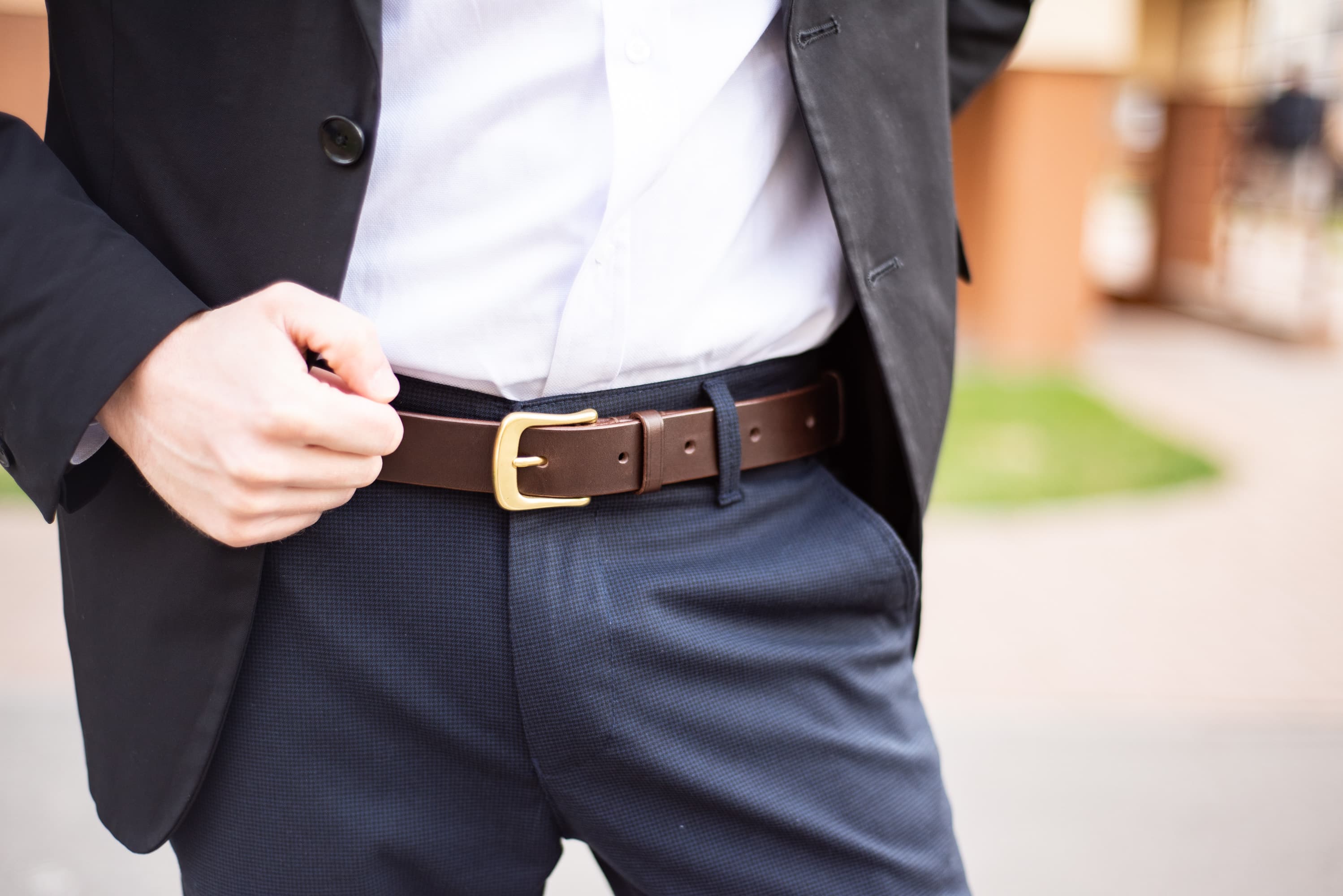 leather belt gift for him