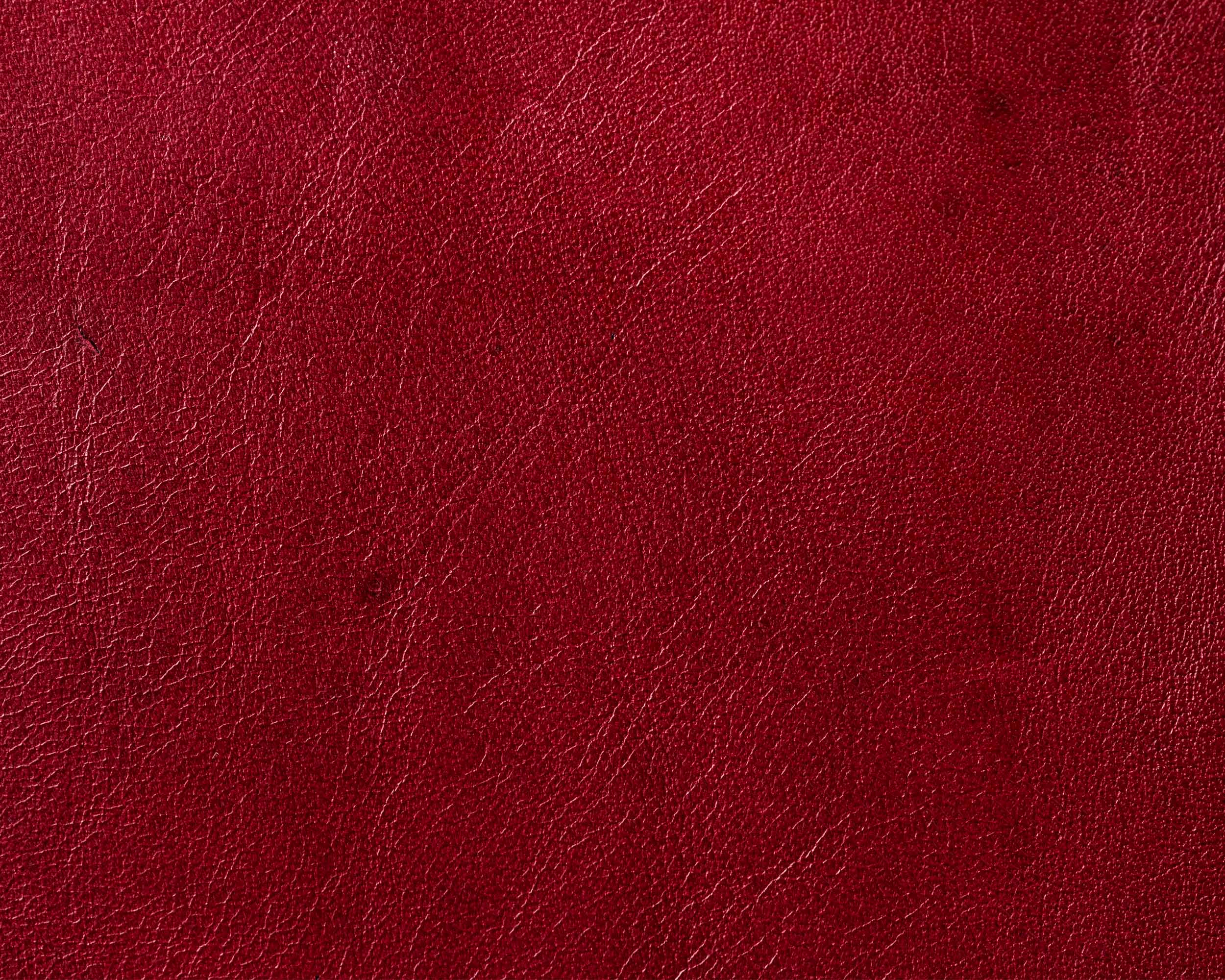 red leather sample
