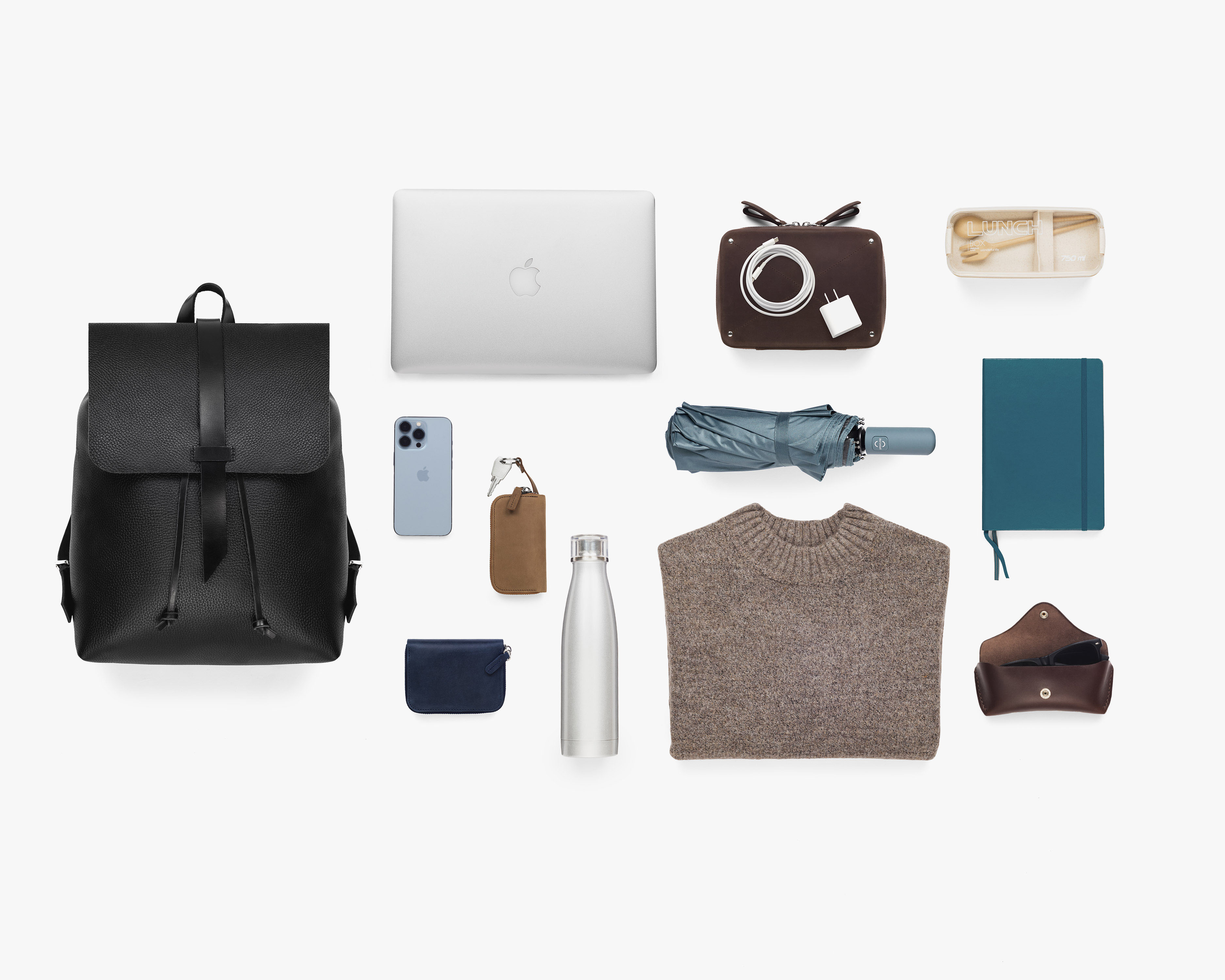 leather backpack for her