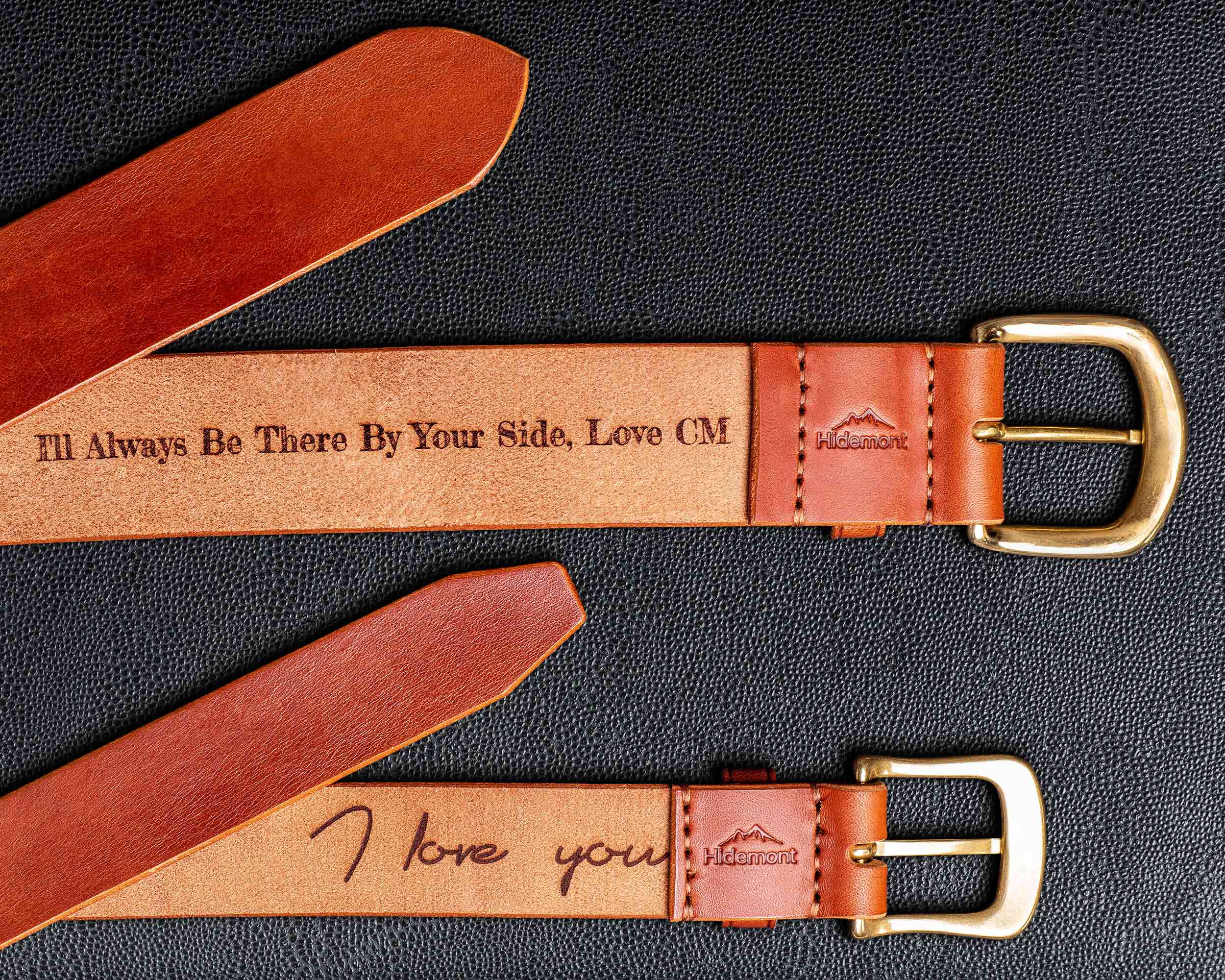 engraved mens belt